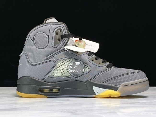 Cheap Jordan 5 Off-White CT8480-001 x Black Air 0822